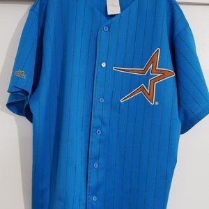 Vintage Majestic Astros Stripe Jersey